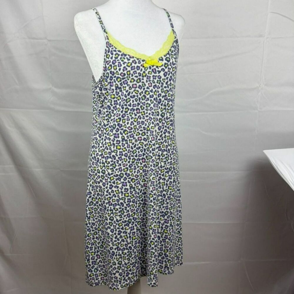 INK+IVY Leopard Print Chemise Nightgown - S